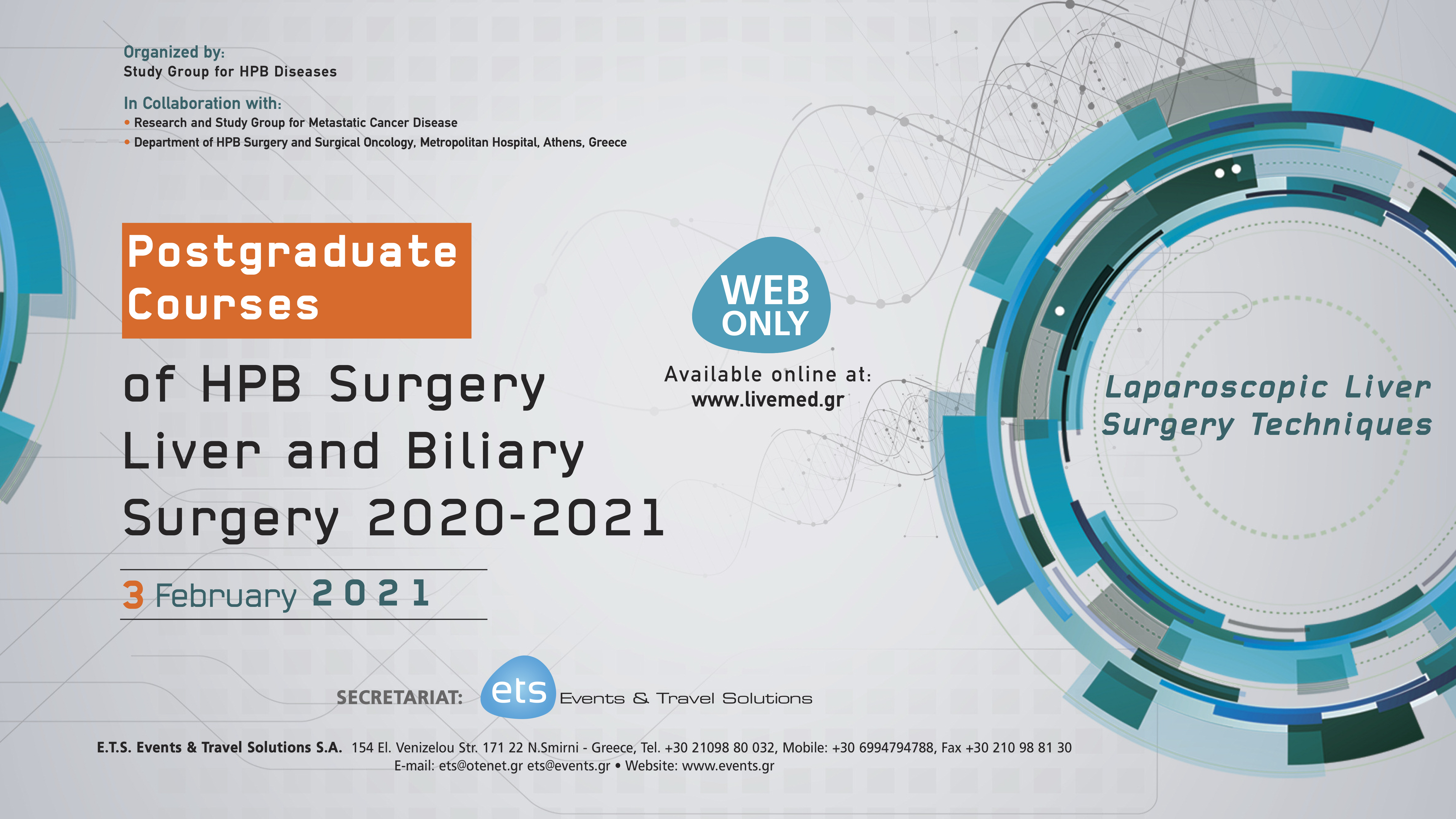 Postgraduate Courses of HPB Surgery Liver and Biliary Surgery 2020-2021 - Laparoscopic Liver Surgery Techniques
